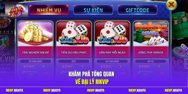 Khám phá tổng quan về đại lý Rikvip